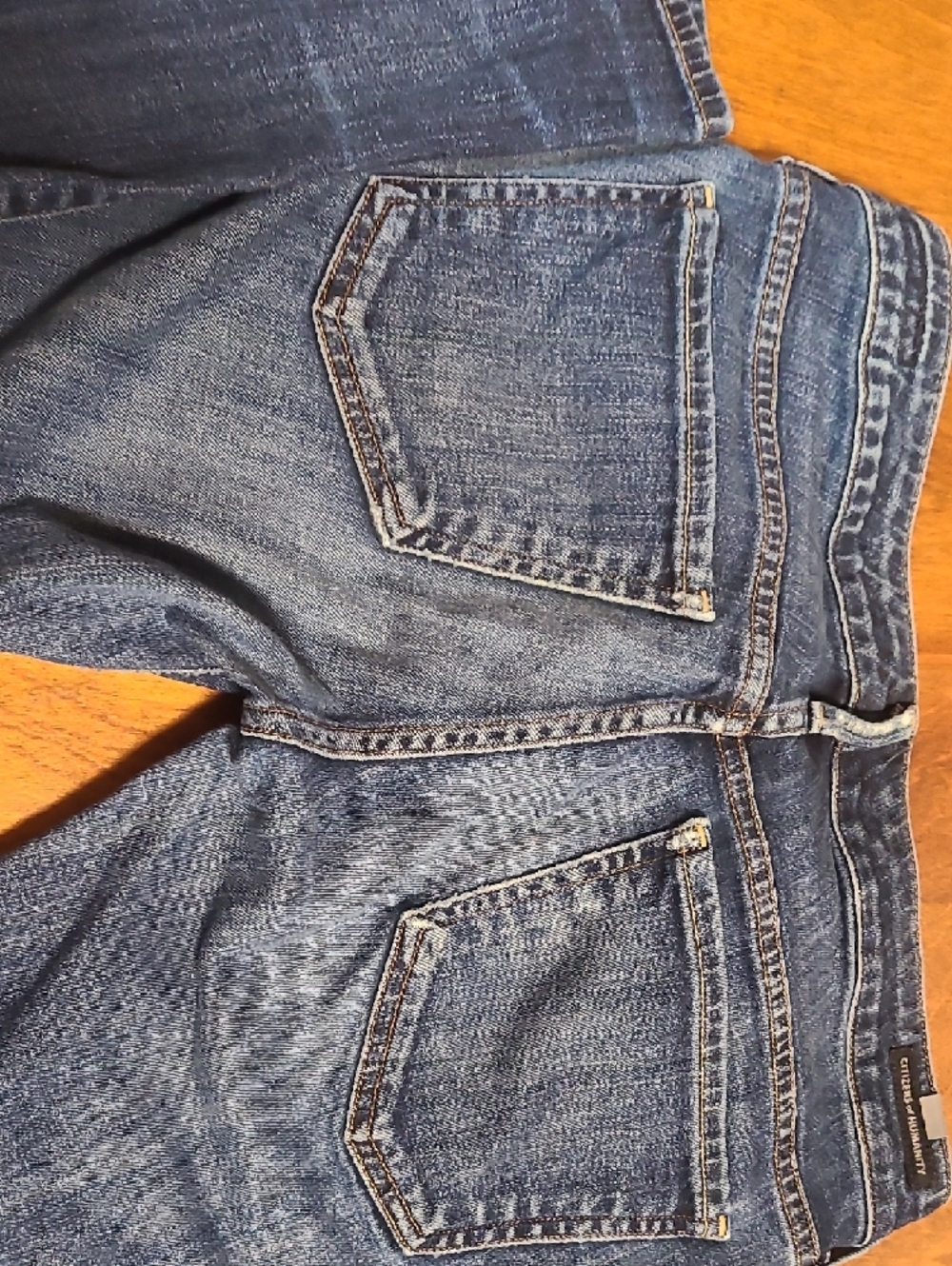 Citizens of Humanity Faded Dark Blue Skinny Jeans - Picture 8 of 9